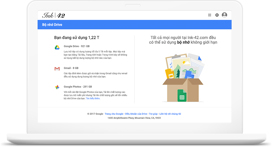 Lưu trữ đám mây Google Drive 